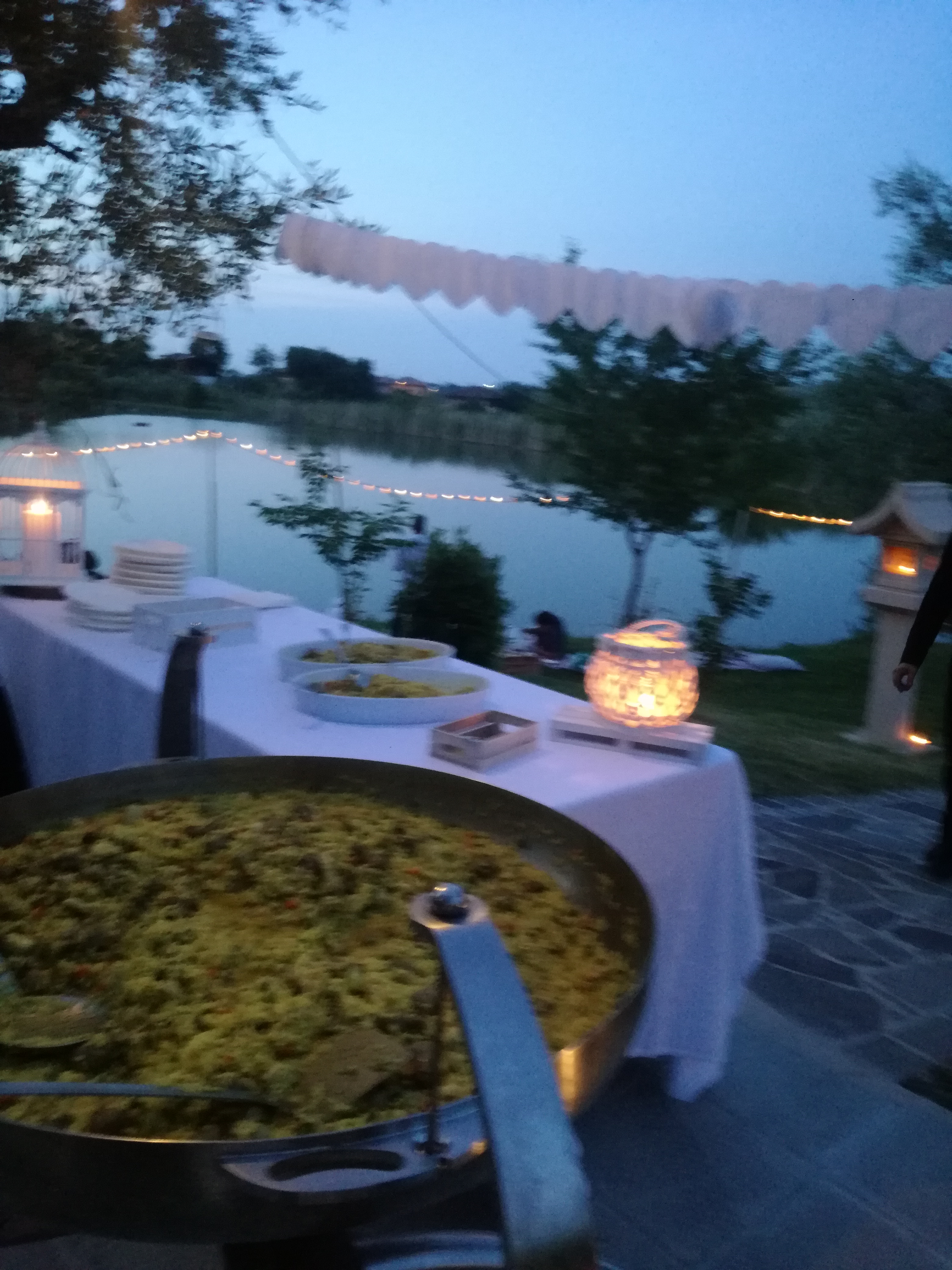 battesimo sul lago di Podere Lesignano